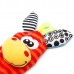 Baby Cute Lovely Infant Kids Foot Socks Rattles Gloves Plush Toys