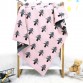 Baby Knit Christmas Tree Hug Blanket out Shawl Cover  Pink